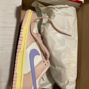 Nike Women's Pastel Pink and Purple Sneakers
